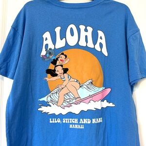 NWT Disney Lilo and Stitch Aloha Shirt Size Medium NWT
